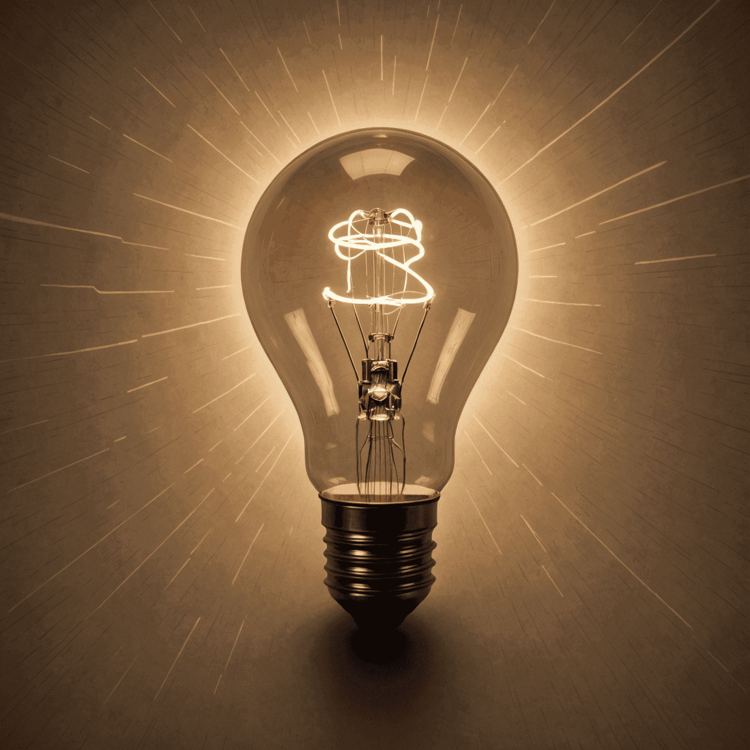 A lightbulb illuminating a path, representing the power of inspiration and creative ideas